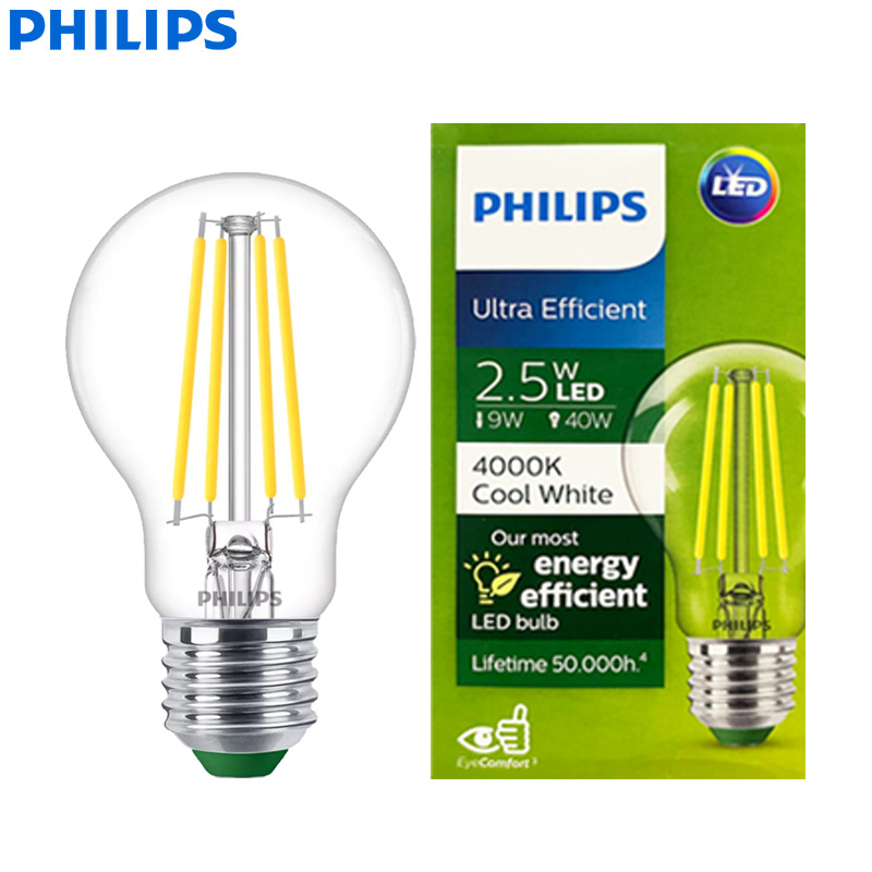 Philips Bulb Led Classic - Bombilla LED de filamento de alta