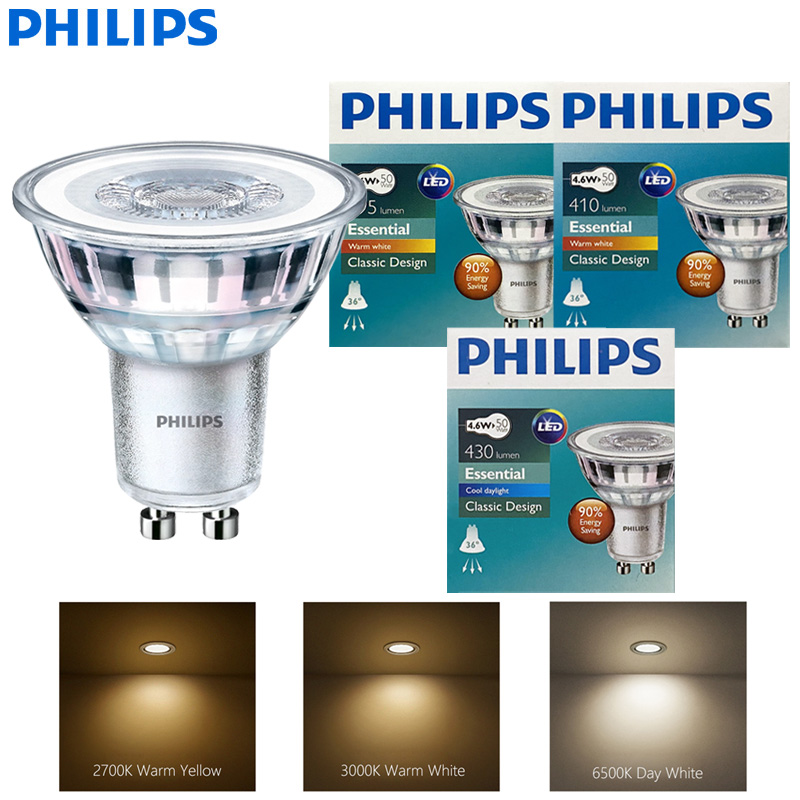 Philips Bulb Led Classic - Foco LED Philips GU10 PAR16 Essential