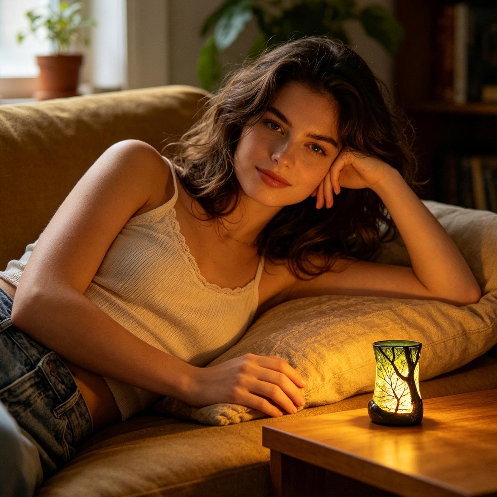 Lámpara de Noche para Mesa de  - Lighting Decor Bedroom reseña y precio