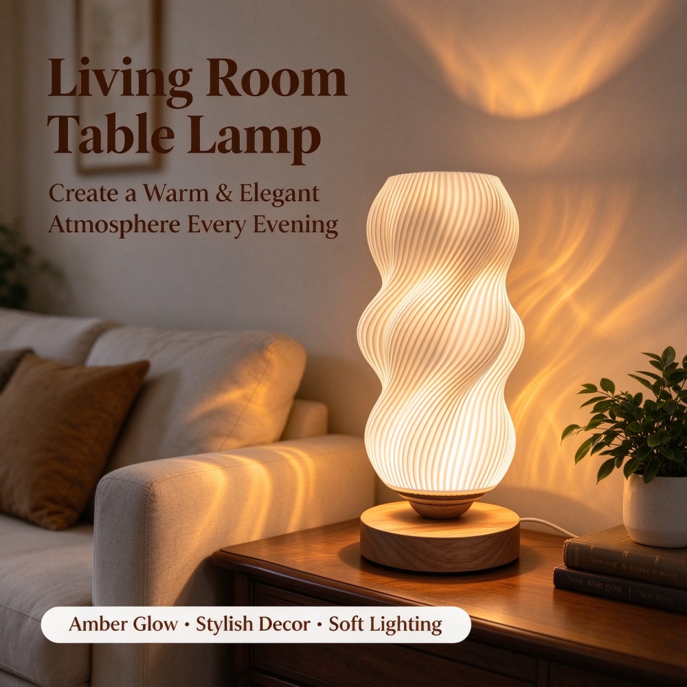 Lámpara de noche con textura d - Lighting Decor Bedroom reseña y precio