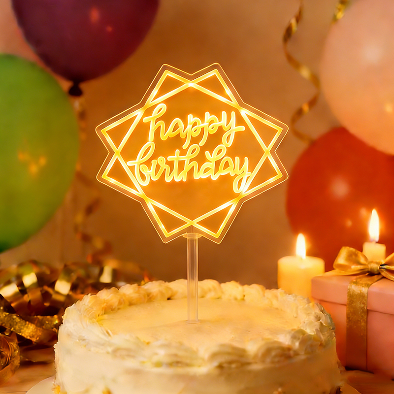 Adorno de Pastel LED Luminoso, - Up Lighting Decor reseña y precio