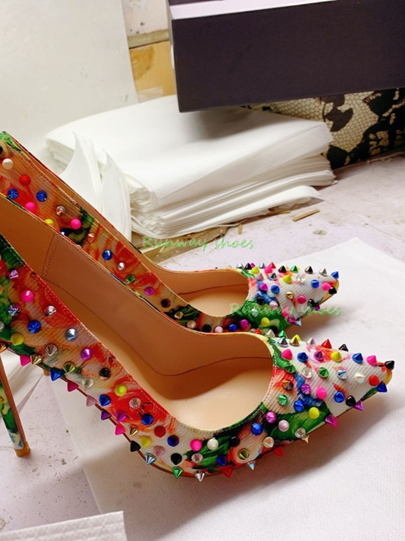 Zapatos de tacón alto puntiagu - Up Lighting Decor reseña y precio