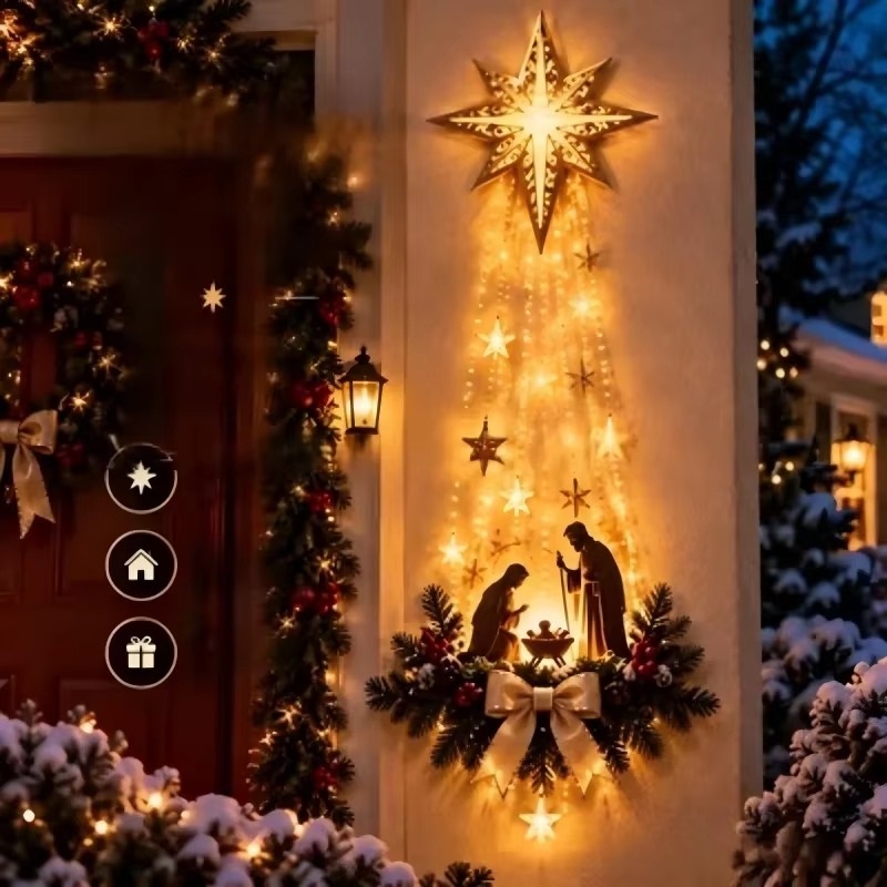 Estrella de la Fe de Belén Nav - Lighting Decoration Ideas reseña y precio