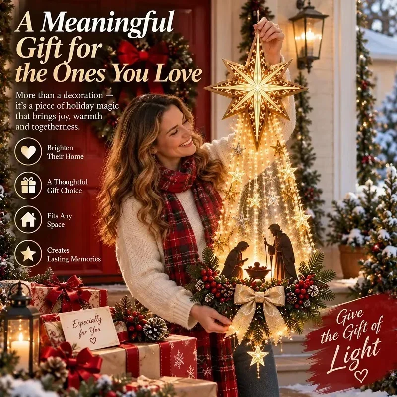 Estrella de la Fe de Belén Nav - Lighting Decoration Ideas reseña y precio
